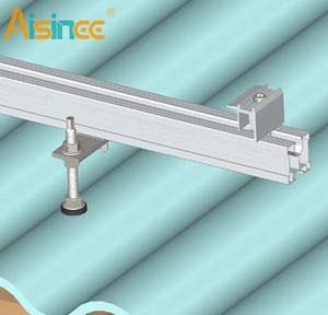 Support <span class=keywords><strong>de</strong></span> toit réglable pour panneau solaire Art Sign, kit <span class=keywords><strong>de</strong></span> montage facile avec fixation sur rail, <span class=keywords><strong>crochet</strong></span> <span class=keywords><strong>de</strong></span> toit pour 1 à 4 panneaux - Product Image 5