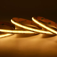 Bande lumineuse LED CCT COB bicolore DC12V 24V à changement de couleur 576 LED/m CW+WW avec contrôleur de gradation