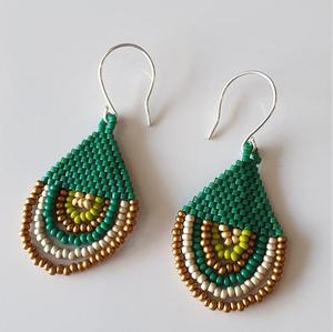 Pendientes de cuentas Miyuki, creaciones hechas a mano - Product Image 1