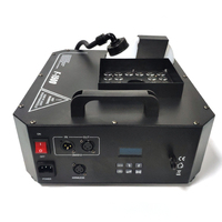 Machine à fumée légère Machine à brouillard pour la fête de mariage 1500W effet de scène noir LED Up Machine à brouillard liquide