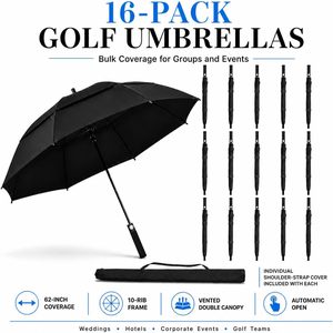 Most Popular Wholesale <b>Large</b> Automatic Handle Windproof logo Prints Big Luxury Promotional Custom Brand Golf <b>Umbrella</b> with logo - Product Image 3