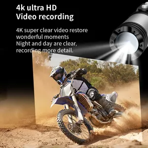 Full Hd 1080P Waterdichte 4K Mini Motorfiets Fiets Helm Kits Outdoor Wifi Sport Actiecamera