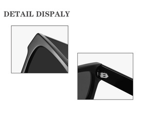 Gafas de Sol Polarizadas de Acetato Unisex, Transparentes, Duraderas, a la Moda, con Logotipo Personalizado, <span class=keywords><strong>Precio</strong></span> de Fábrica, 2024 - Product Image 6