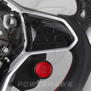 Nuevo Volante Deportivo PowerHawk de Fibra de Carbono y Cuero para Volkswagen Golf 6-8R <span class=keywords><strong>GTI</strong></span> <span class=keywords><strong>Polo</strong></span> Jetta para CC para Scirocco - Product Image 5