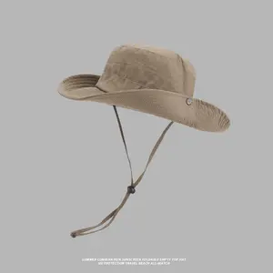 Quick-drying Waterproof Fisherman Hat Basin Cap For Men And Women Outdoor Anti-ultraviolet Mountaineering Cap