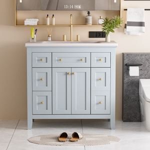 Nueva innovación muebles de sala de estar baño vanidades gabinete baño con precio al por mayor otros muebles de baño - Product Image 4