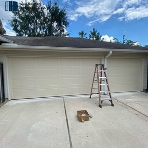 <span class=keywords><strong>Porte</strong></span> <span class=keywords><strong>de</strong></span> <span class=keywords><strong>garage</strong></span> en aluminium et acier personnalisée, couleur blanche, durable, avec isolation supérieure, <span class=keywords><strong>serrure</strong></span> intelligente et petites fenêtres - Product Image 3