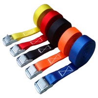 Vente en gros sangle d'arrimage à cliquet rétractable haute sécurité pour camions, ceinture d'arrimage en polyester durable