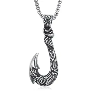 Featured Wholesale fishing hook necklace For Men and Women