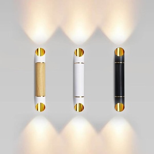 <span class=keywords><strong>Applique</strong></span> <span class=keywords><strong>murale</strong></span> LED <span class=keywords><strong>pour</strong></span> couloir d'hôtel, éclairage tubulaire haut/bas, finition aluminium blanc/noir/doré <span class=keywords><strong>pour</strong></span> <span class=keywords><strong>escalier</strong></span>, hall, chambre - Product Image 3