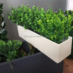 Grands pots de plantes rectangulaires en argile et fibre de verre de style moderne Jardinières de fleurs carrées légères en <span class=keywords><strong>béton</strong></span> - Product Image 3