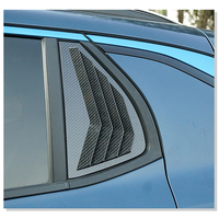 Pour Lynk & Co 01 2017-2023 voiture fenêtre arrière Triangle obturateur couverture en Fiber de carbone abs accessoires persienne auto modifier