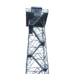 หอสังเกตการณ์เหล็กกล้าคาร์บอนชุบสังกะสีแบบจุ่มร้อน หอคอยเฝ้าระวัง ป้อมยามชายแดน โครงปีนป่าย หอสังเกตการณ์ทหาร หอคอยป้องกันฟ้าผ่า - Product Image 6