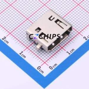 HDMI-GD-112PWB HDMI Connector DIP Connector ( Connector Type: HDMI-A )( Gender: Female )( Total Number of PINs: 19P ) - Product Image 1