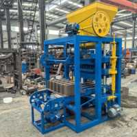 Bloc hydraulique entièrement automatique portatif 4-26 formant la machine fait la brique de terre à partir de la matière première de ciment