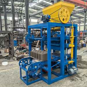 Mesin pembentuk blok 4-26 hidrolik otomatis sepenuhnya portabel membuat bumi batu bata dari bahan mentah semen - Product Image 3