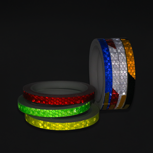 RIDERACE Pegatinas Reflectantes <span class=keywords><strong>para</strong></span> Bicicleta, Cinta Adhesiva Fluorescente Visual de Color, Pegatina de Advertencia de Seguridad <span class=keywords><strong>MTB</strong></span> <span class=keywords><strong>para</strong></span> Ciclismo Nocturno al Aire Libre - Product Image 6