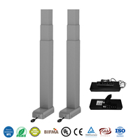 Colonne de levage télescopique électrique pour bureau ergonomique à domicile, poste de travail informatique, pied de table réglable en hauteur