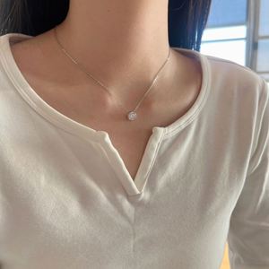 Dylam Customizable Fine <b>Top</b> Jewelry 925 <b>Silver</b> Link <b>Chain</b> Solitaire Circle 1.5ct D Color VVS1 Moissanite Pendant Jewel Necklaces - Product Image 3
