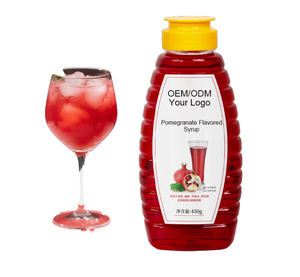 Sciroppo Concentrato al Gusto Melograno Grenadine 230g in Bottiglia Squeeze <span class=keywords><strong>per</strong></span> Bubble Tea, <span class=keywords><strong>Cocktail</strong></span>, Tè alla Frutta, Casa, Caffetteria, Ingrosso, Adulti 365 - Product Image 1