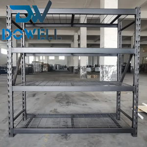 QINGDAO Four Layer <strong>Adjustable</strong> Wire <strong>Steel</strong> Warehouse 1800Lbs GS Corrosion Protection Industrial <strong>Storage</strong> <strong>Steel</strong> <strong>Shelving</strong> <strong>Rack</strong> Shelve - Product Image 1