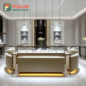 Sistema de Exhibición de Joyería para Tiendas Minoristas Modernas, Mostrador de Exhibición para Tiendas de Marca con Superficie Pulida - Product Image 6
