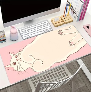 Tappetini <span class=keywords><strong>per</strong></span> Gaming <span class=keywords><strong>per</strong></span> PC con motivo a gatto, con sfondo rosa, tappetini da gioco, tappetino <span class=keywords><strong>per</strong></span> Laptop, <span class=keywords><strong>tappeto</strong></span> da ufficio, 900x400, - Product Image 1
