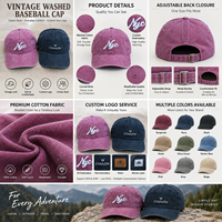 Casquette de baseball en denim de coton délavé style vintage, vente en gros d'usine, logo brodé personnalisé, unisexe, sport, 6 panneaux, non structurée, style Dad Hat