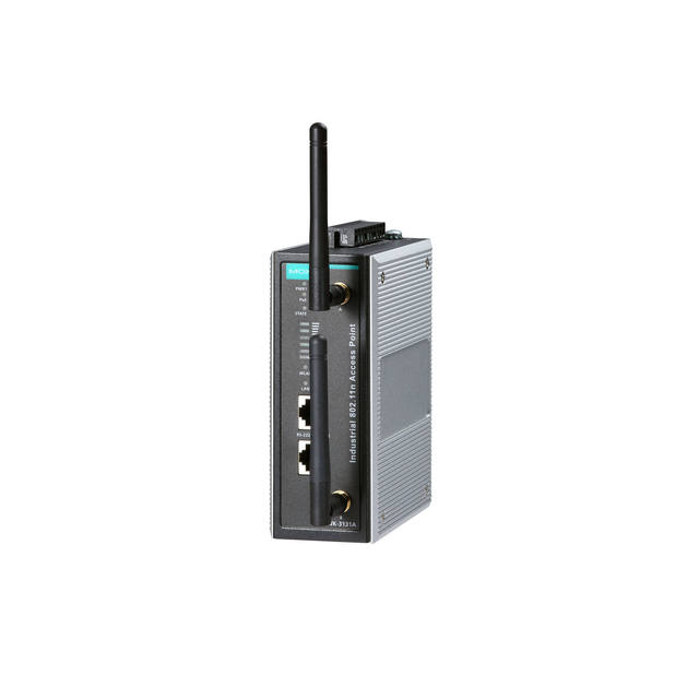 MOXA AWK-3131A-M12-RCC-EU-T/US-T/JP-T Industrial Wireless AP Wide Temp -40°C~75°C M12 Connectors JP/EU/US Versions