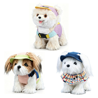 Juguete de Peluche para Perro 3 en 1 con IA y Ropa - Cachorro Interactivo por Voz con IA que Camina, Ladra y Responde al Tacto - Compatible con Tuya Smart
