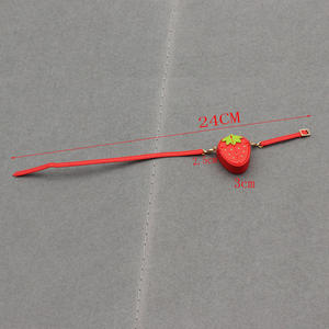 Linda muñeca moda 1/12 1/8 1/6 muñeca BJD con bolsa de fresa suave accesorios vinilo silicona plástico felpa materiales para jugar - Product Image 4