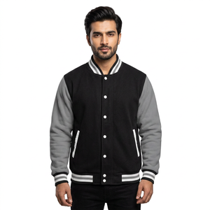 High Quality Best Selling <b>Men</b> Varsity Jacket Factory Direct Supplier Wholesale Price <b>Men</b> Varsity Jackets - Product Image 1