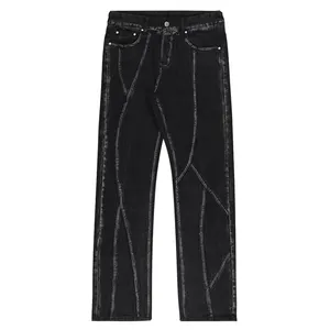Прямые женские джинсы LILUO с подкладкой, Заказные стильные женские брюки, прямые эластичные женские джинсы