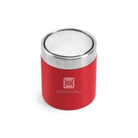 HANGSHAU Cuisine Bureau En Acier Inoxydable Couvercle Pivotant Bureau Mini Poubelle De Bureau Poubelle De Bureau Mini Table Poubelle Mini Poubelle