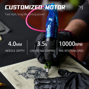 Máquina de Tatuaje Rotativa Portátil, Pistola de Tatuaje Ligera para Uso Profesional en Estudio de Artistas - Product Image 3