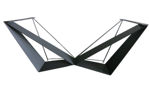 โต๊ะรับประทานอาหารขาโลหะรูปตัว W สไตล์โมเดิร์น - Product Image 2