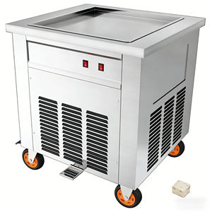 Machine à faire des rouleaux de crème glacée, usage commercial, haute performance, pour glacier, production élevée, performance stable, machine à desserts, fonctionnement fluide - Product Image 4