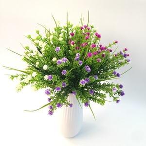 Ramo de Flores Artificiales Wen Hope de 30cm-100cm, Blanco y Morado, Decorativo para Bodas y Hogar - Product Image 1