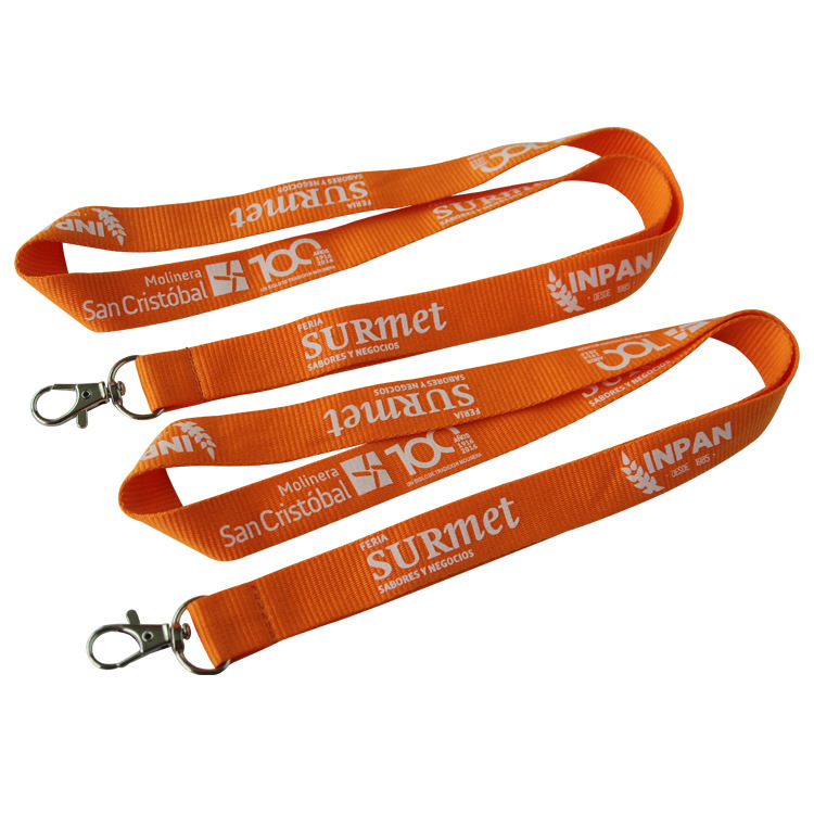 Wholesale Lanyard Polyester ID Card Neck Straps Metal Clip Hook Personalized For Key Sublimation Printing Lanyards