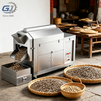 Machine de torréfaction et d'égouttage de noix à gaz, prix usine, pour arachides, graines de melon, châtaignes et noix de cajou, 220V/110V 7000W
