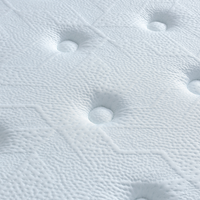 Matelas hybride à ressorts ensachés en mousse à mémoire de forme gel, à refroidissement par glace, soutien des bords, OEM