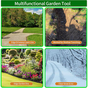 Bordeadora de césped de jardín de acero inoxidable duradero con <span class=keywords><strong>plataforma</strong></span> de pie, nuevo producto, herramienta de <span class=keywords><strong>pala</strong></span> - Product Image 4