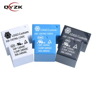 Relé eletrônico de energia elétrica 40amp, relé eletrônico normamente aberto dc 5 pinos 4 pinos 6 pinos 6v 12v de 24v JQX-15f t90