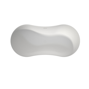 Bañera Maydon de 1700 mm, Bañera de Resina Sólida para Villa, Bañera Moderna Independiente de Color Blanco Mate, Fabricante de Bañeras - Product Image 4