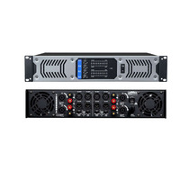 Amplificateur de puissance audio professionnel 4 canaux A800 4X800W 4X1000W 2U en métal durable avec transistors Anson pour système sonore