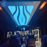 Dingkong - Camioneta Convertible de Lujo de 7 Plazas, Diésel Oscuro, Techo con Partición Completa, Luz Interior, Volante a la Izquierda