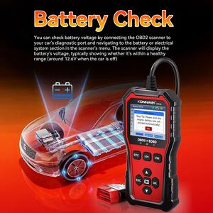 Escáner <span class=keywords><strong>Automotriz</strong></span> Universal Profesional OBD2, Herramienta de Diagnóstico para Autos, Escáner de Diagnóstico OBD2, Herramienta de Diagnóstico KonnweI KW340 - Product Image 6