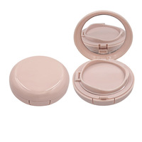 Boîte à coussin d'air ronde, emballage cosmétique vide séparé pour poudre libre, blush, fond de teint fait maison, crème CC, boîte recyclable