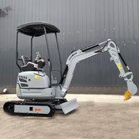 Mini-excavatrice hydraulique Tienu 2 tonnes, modèle 2026, petite micro-excavatrice chinoise pour usage domestique