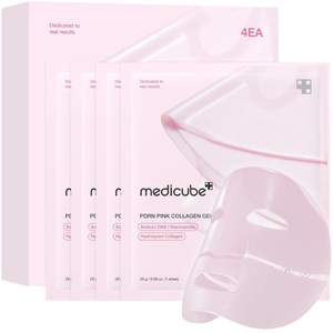 Masque en gel de collagène rose Medicube PDRN 28G, hydratant pour le soin de la peau du visage - Product Image 1